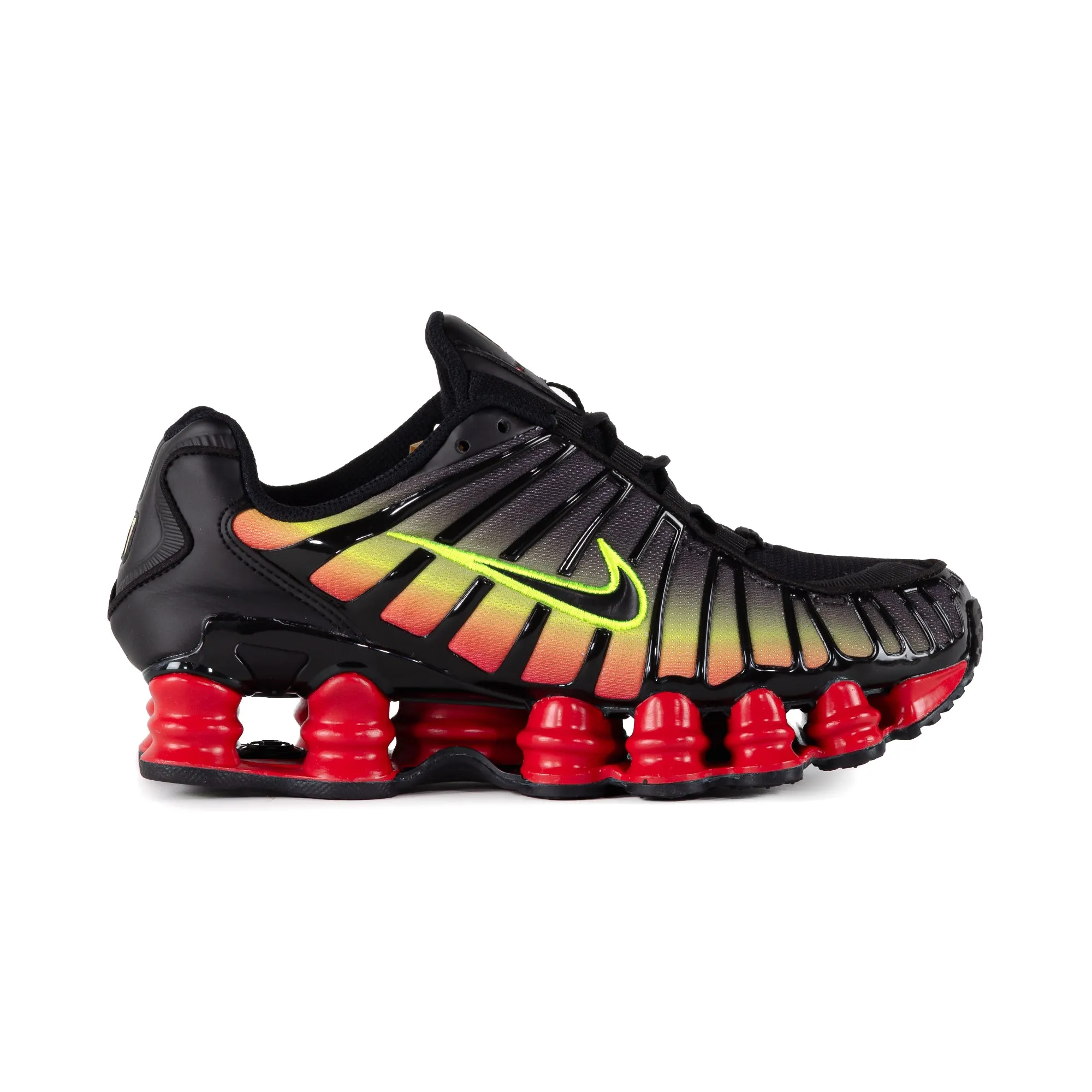 Nike Women's Shox TL Black/Black/Volt/Fire Red HJ9609-001