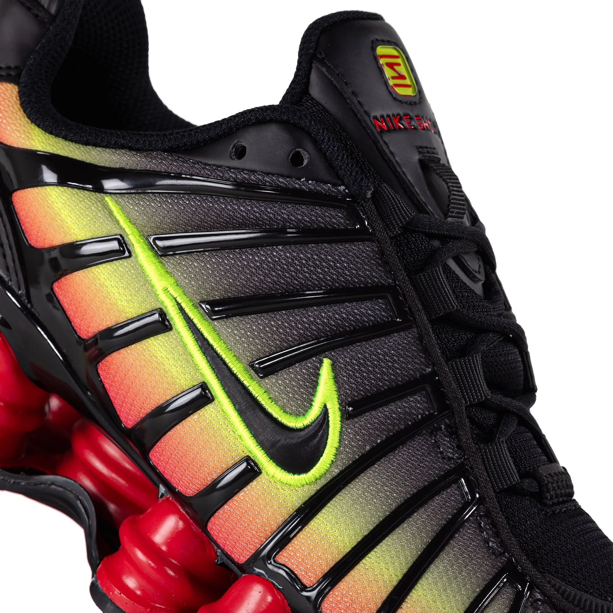 Nike Women's Shox TL Black/Black/Volt/Fire Red HJ9609-001
