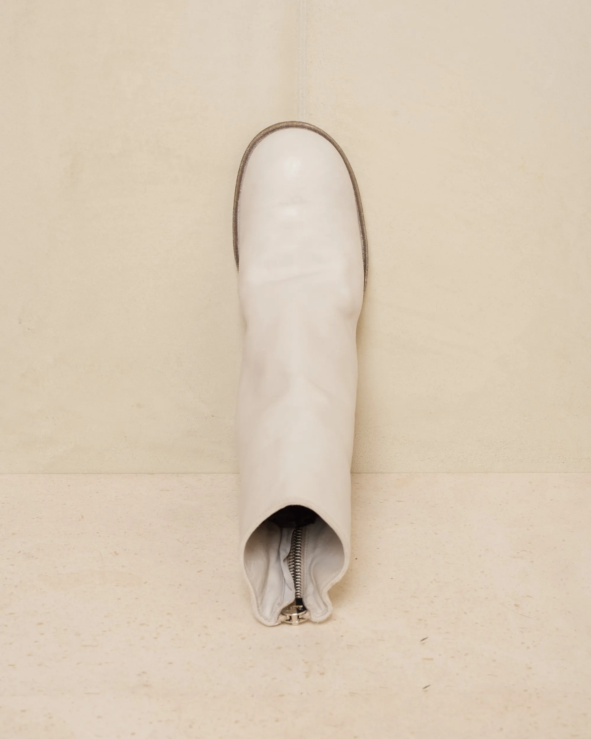 Oyster Grey 796 Back Zip Boots