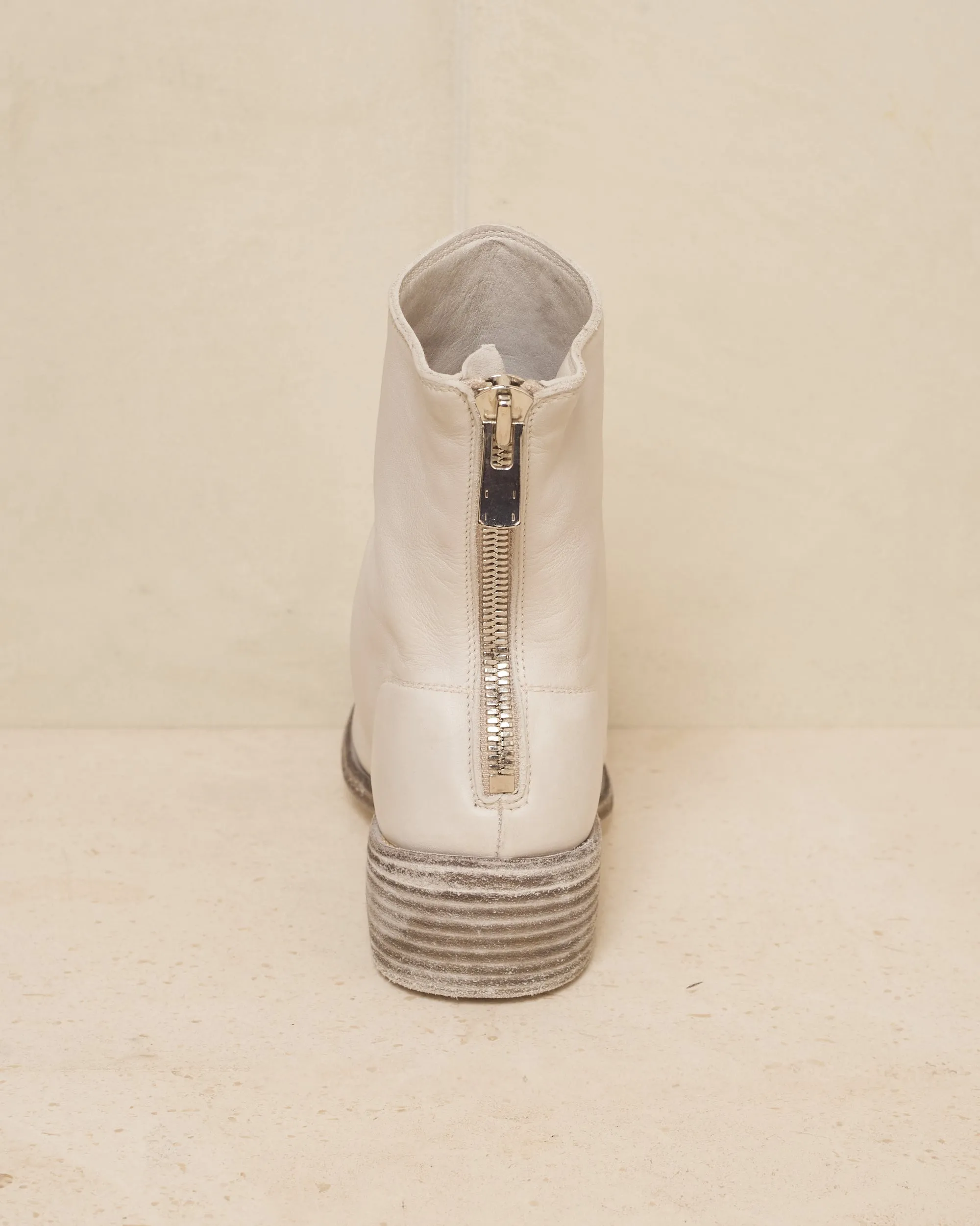 Oyster Grey 796 Back Zip Boots
