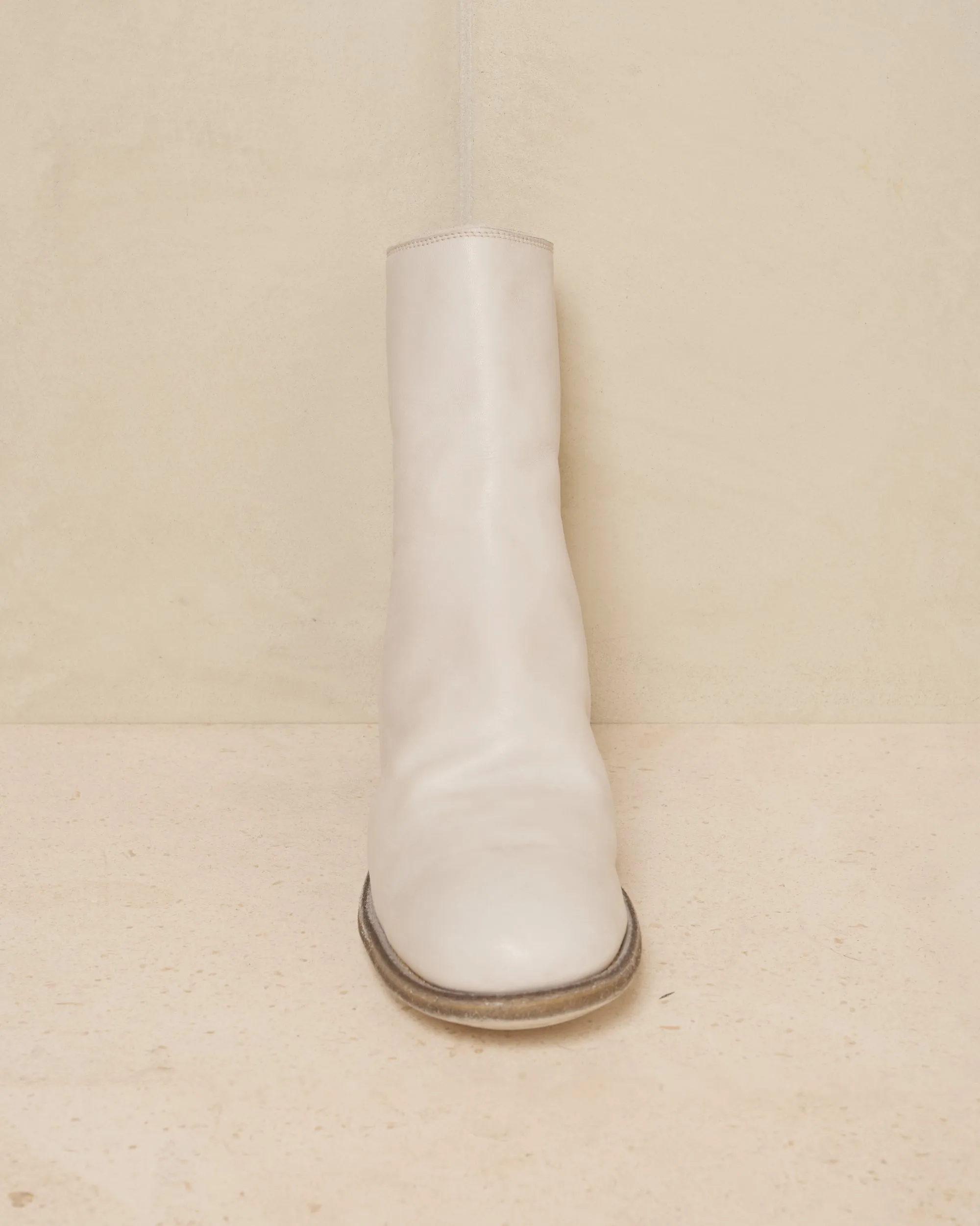 Oyster Grey 796 Back Zip Boots