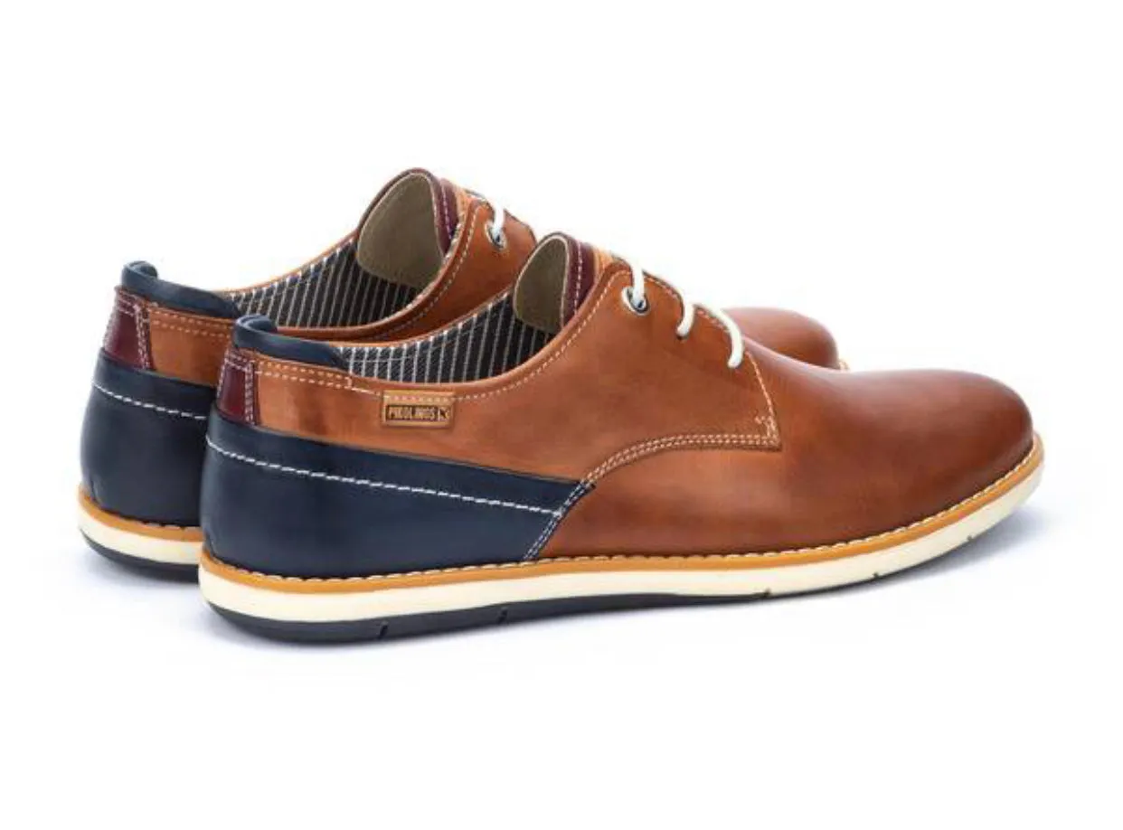 Pikolinos Jucar M4E-4104C1 Brandy Light Tan 3 Eyelet Shoe