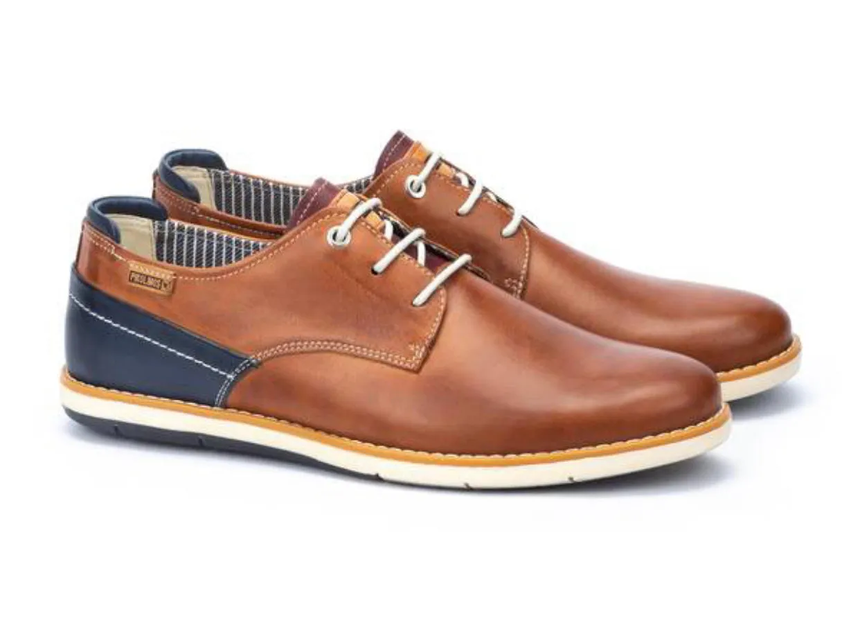 Pikolinos Jucar M4E-4104C1 Brandy Light Tan 3 Eyelet Shoe