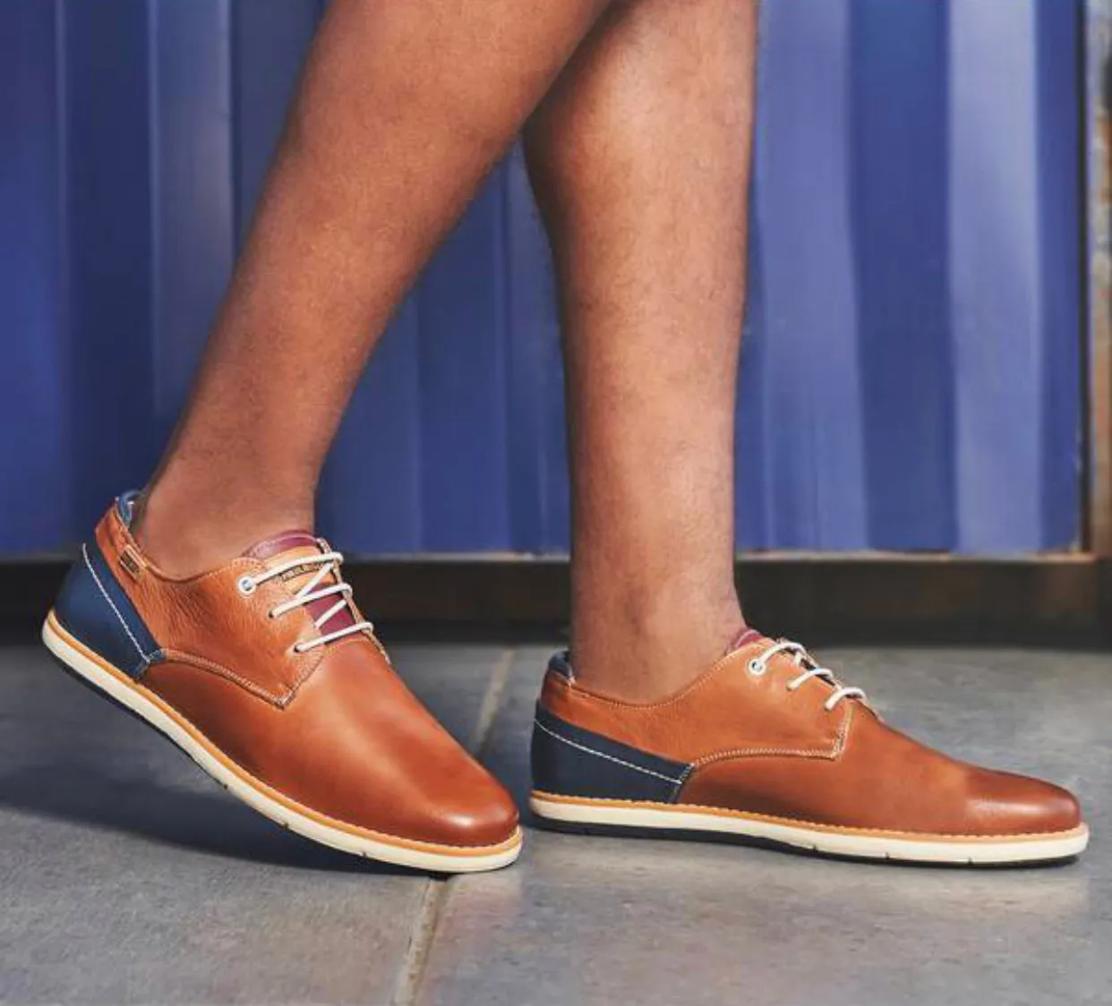 Pikolinos Jucar M4E-4104C1 Brandy Light Tan 3 Eyelet Shoe