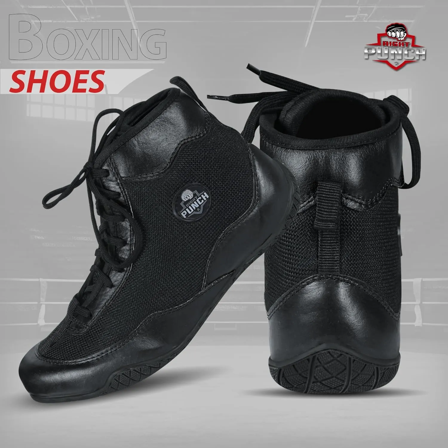 Professional Boxing Shoes Breathable Wrestling Shoes, Training Shoe for Adult & Youth Men Women Non Slip Rubber Sole Lightweight Boots