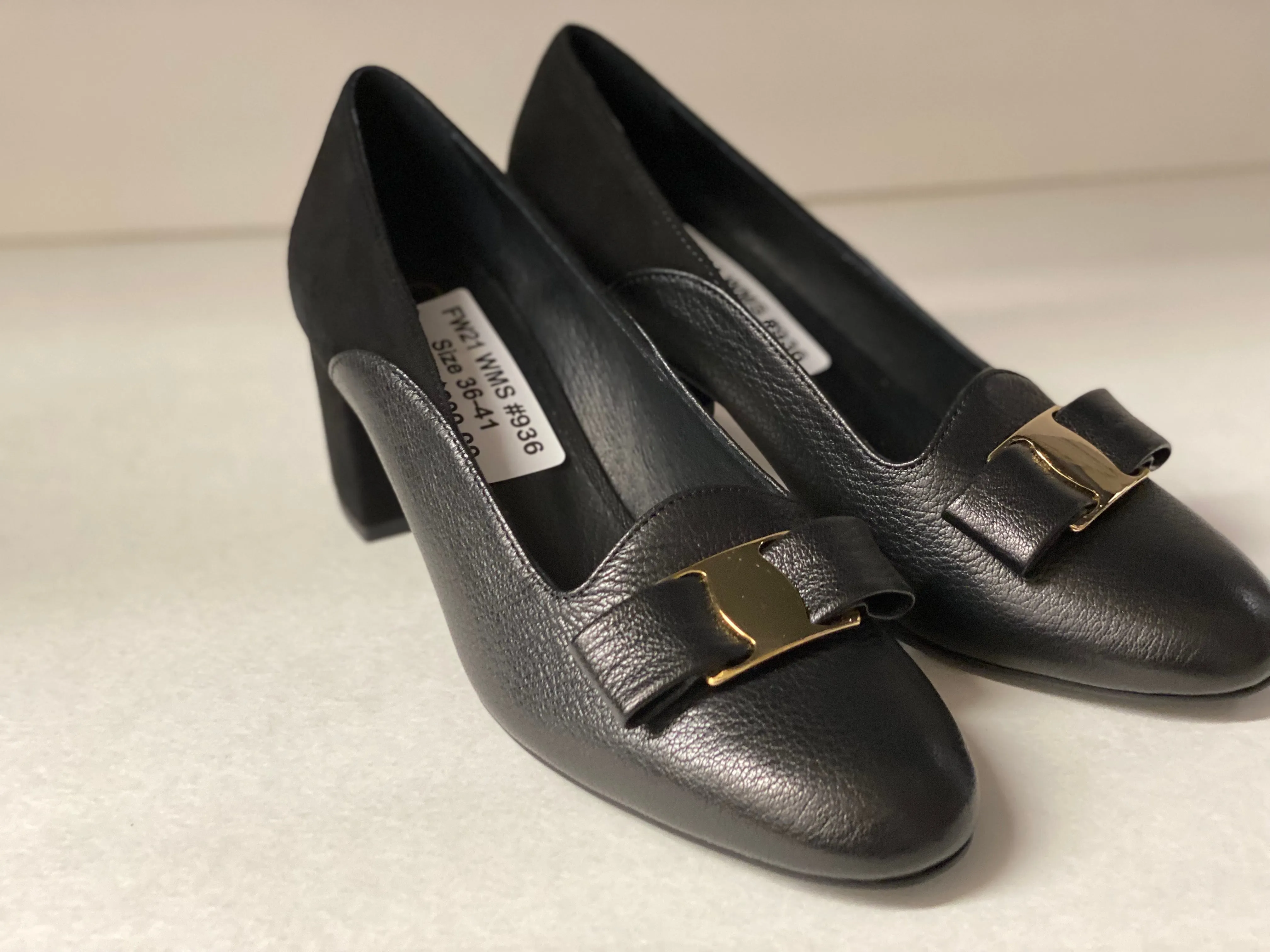 SALE Ovil Sabrine Double Bow Two Tone Pumps