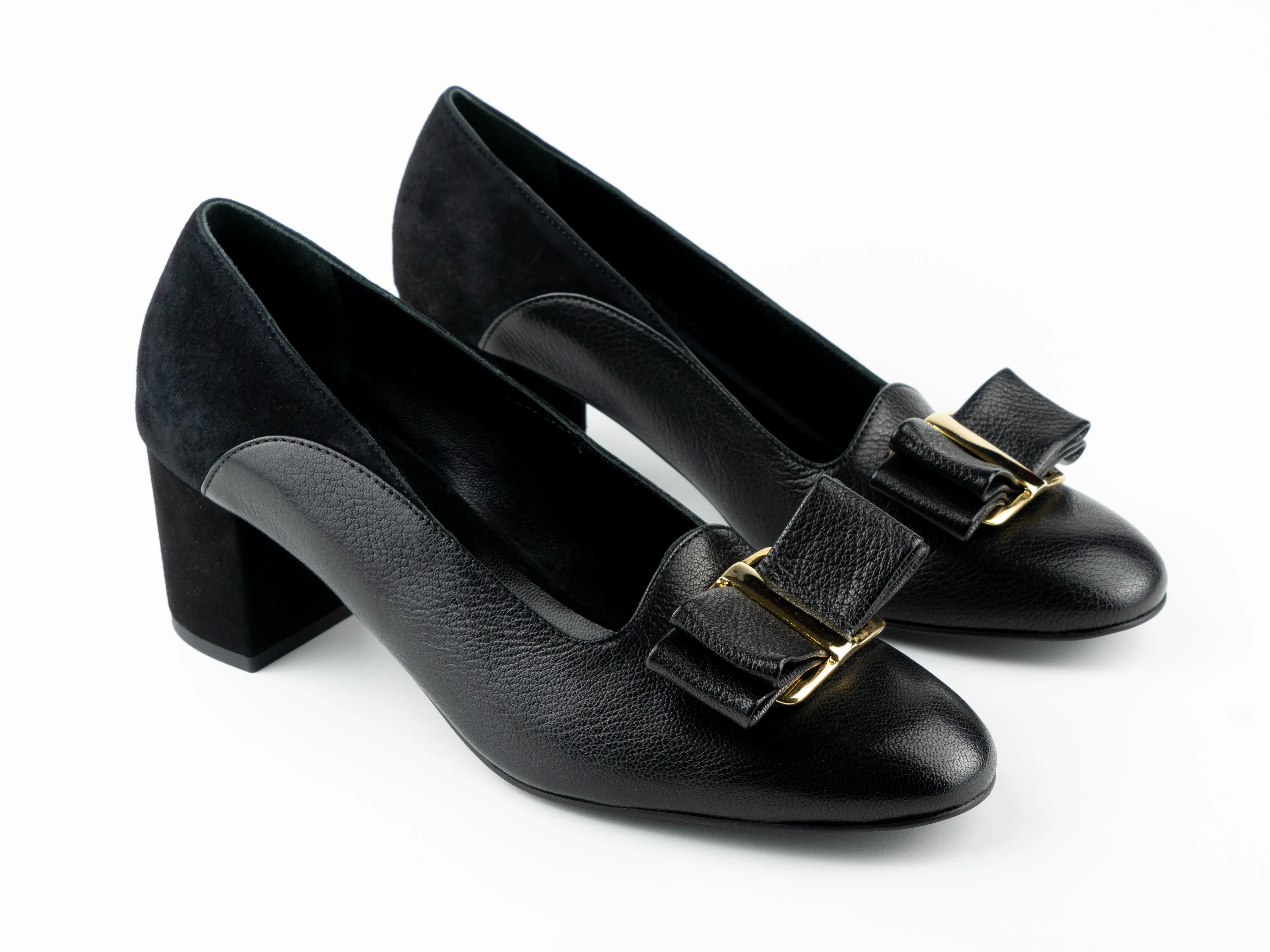 SALE Ovil Sabrine Double Bow Two Tone Pumps