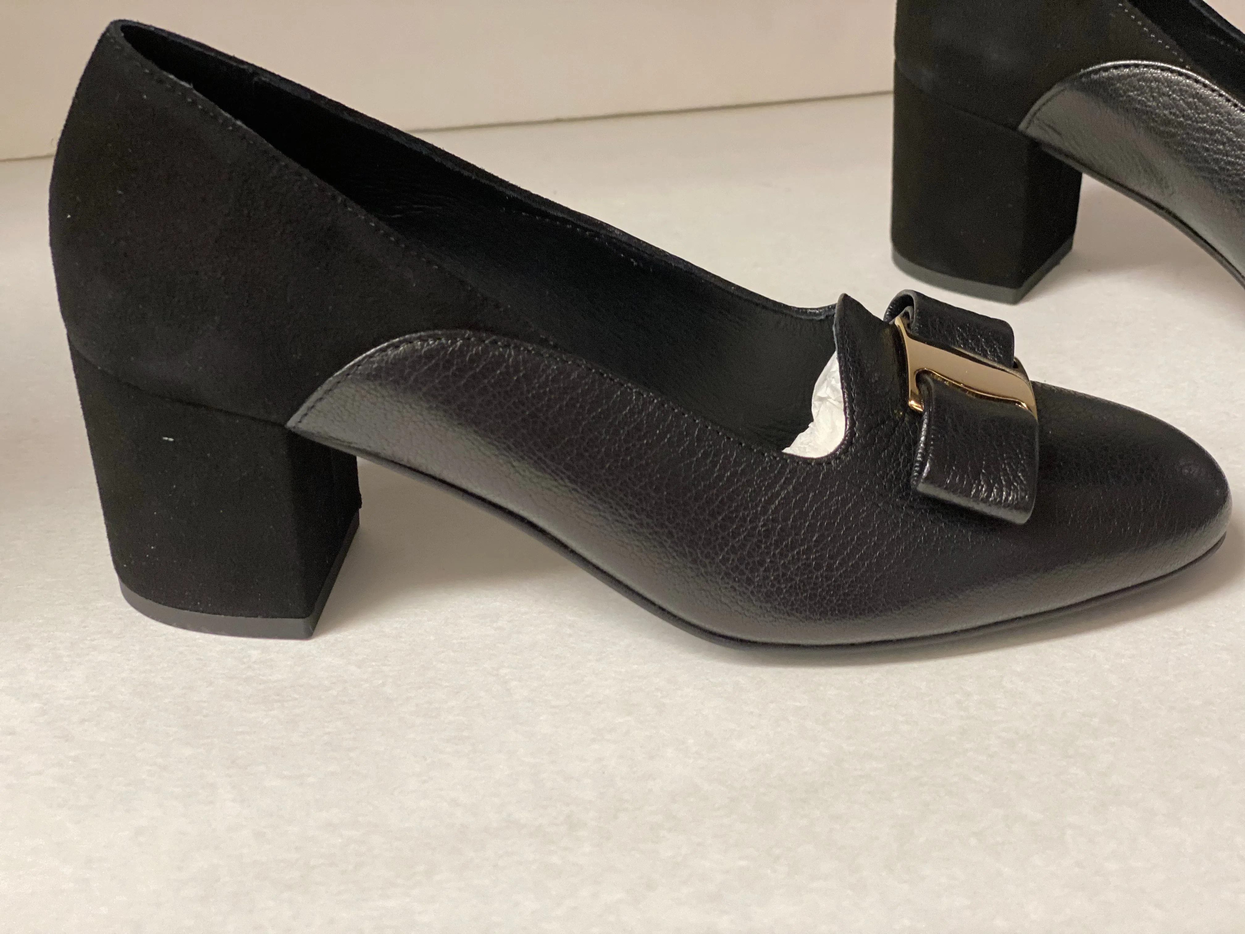 SALE Ovil Sabrine Double Bow Two Tone Pumps