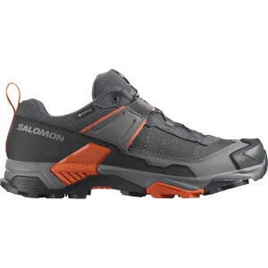 Salomon Men's X Ultra 5 Gore-Tex Trail Shoes (Asphalt/Castlerock/Burnt Ochre)
