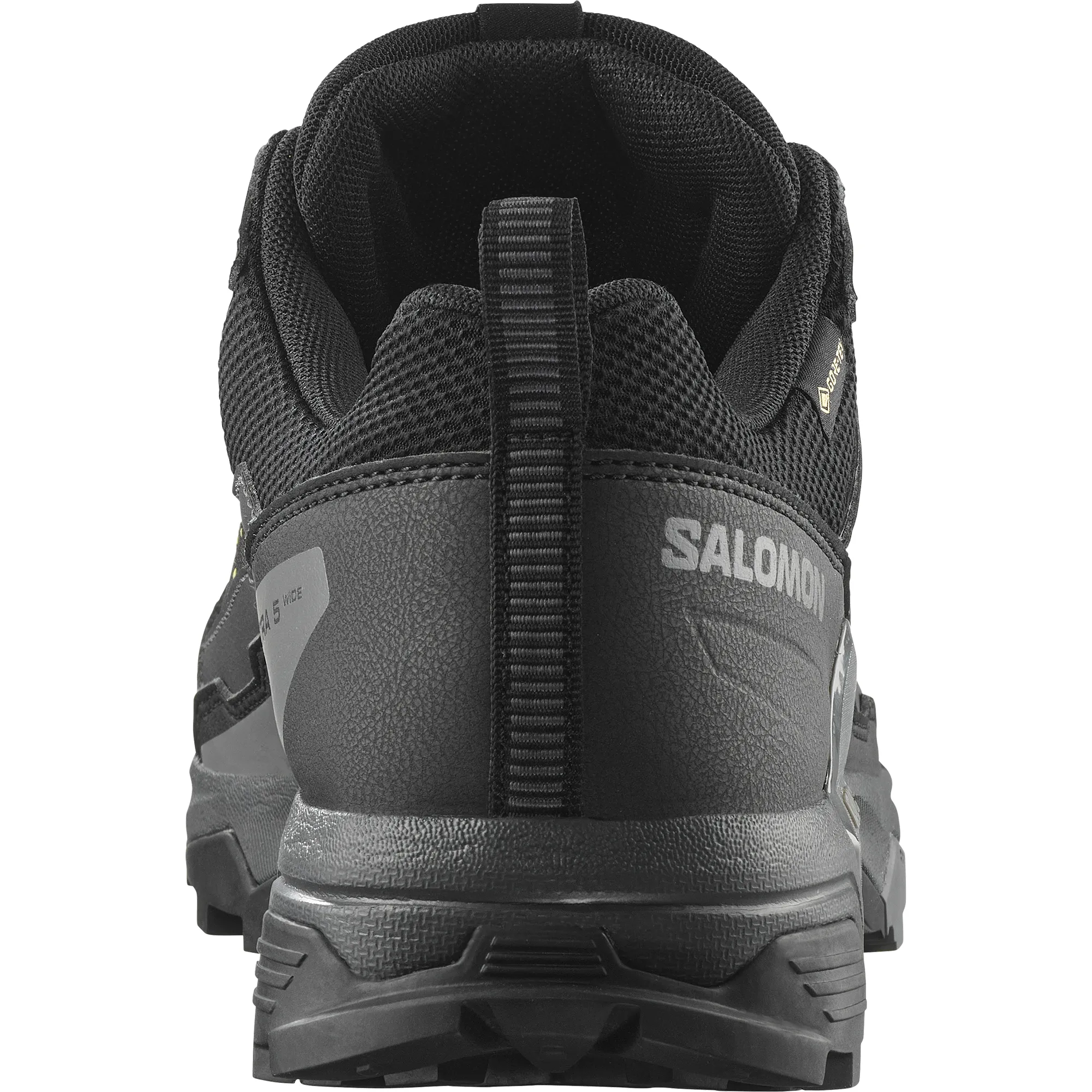 Salomon Men's X Ultra 5 Gore-Tex Trail Shoes - WIDE FIT (Black/Asphalt/Castlerock)
