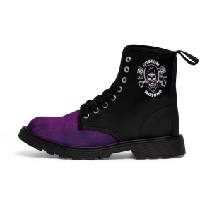 Skull Purple Boots