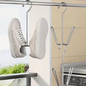 Stainless Steel Shoe Hook – Space-Saving