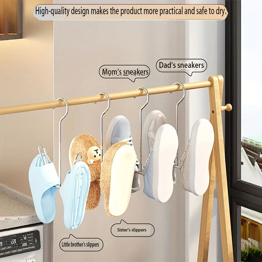 Stainless Steel Shoe Hook – Space-Saving