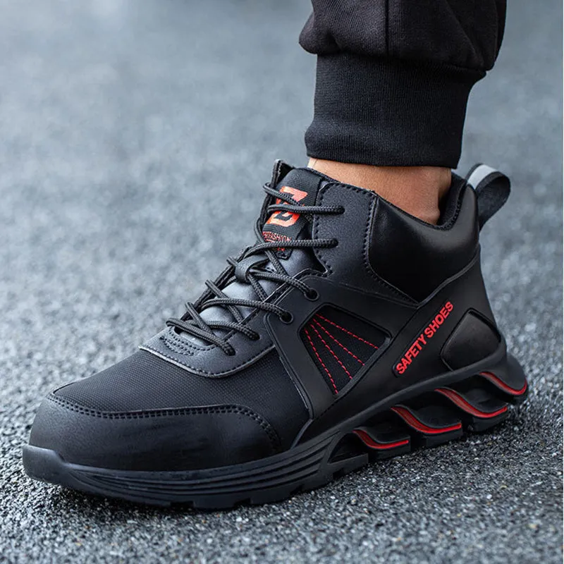 Steel Toe Shoes for Men Women Work Sneakers Lightweight Comfortable Safety On Puncture Slip Proof Indestructible Footwear Shoe
