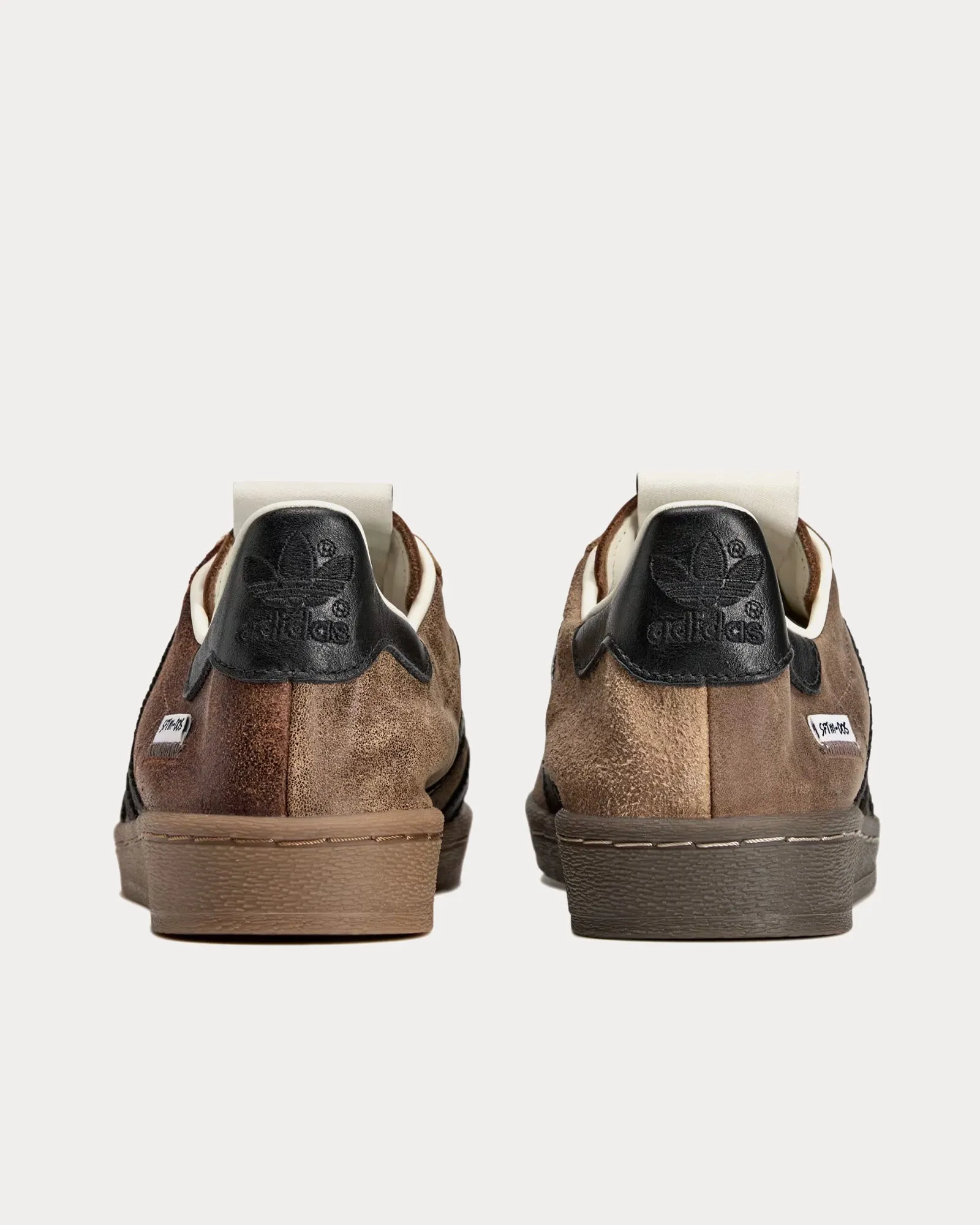 Superstar_SFTM_SS25 Brown / Core Black / Cream White Low Top Sneakers
