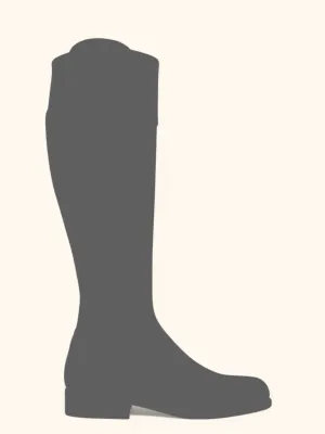 Tall Spanish Boots - Navy Suede