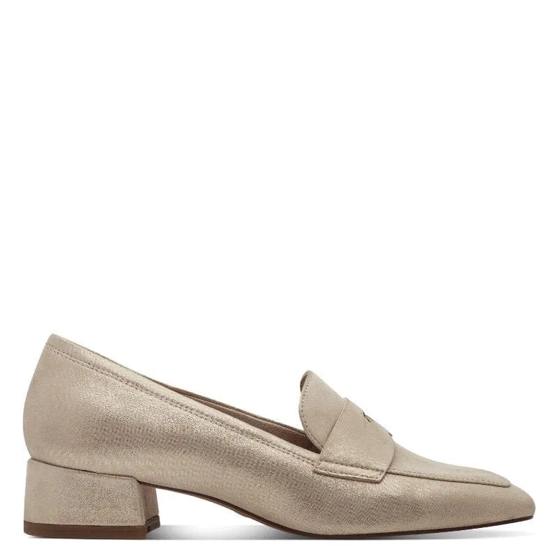 Tamaris Womens Beige Leather Shoes 1-24309-42