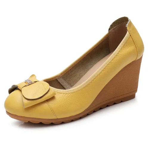 Tellita Women's Leather Wedge Shoes