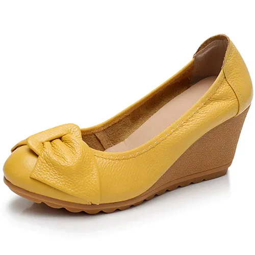 Tellita Women's Leather Wedge Shoes