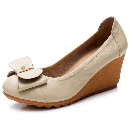 Tellita Women's Leather Wedge Shoes