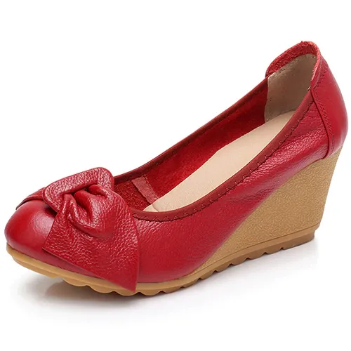 Tellita Women's Leather Wedge Shoes