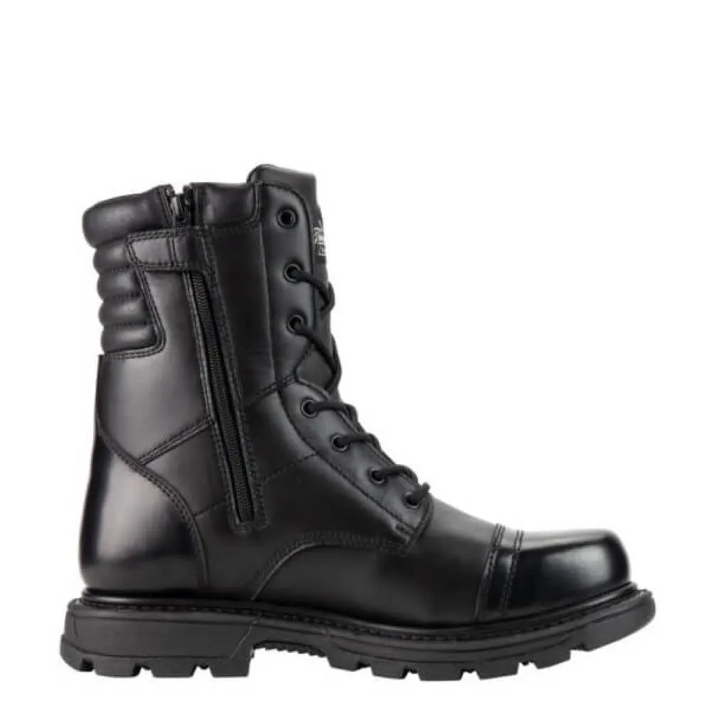 Thorogood Men's 8" Genflex2 Tactical Jump Black Round Toe Work Boot
