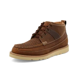 Twisted X Men's 4" Casual Wedge Sole Woven Saddle Boots