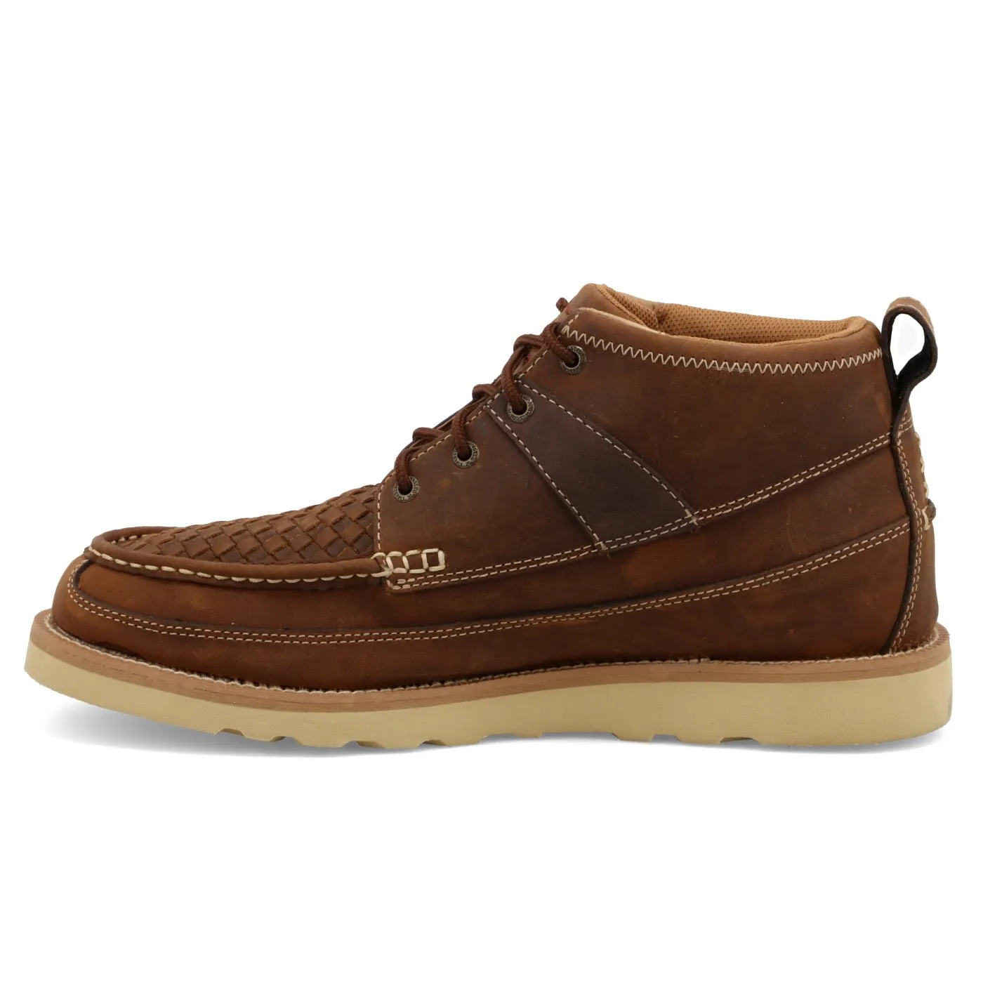 Twisted X Men's 4" Casual Wedge Sole Woven Saddle Boots