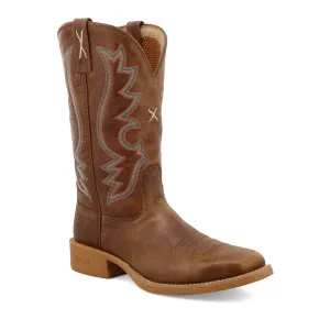 Twisted X Women's 11" Tech X Boot Roasted Pecan Square Toe Western Boot