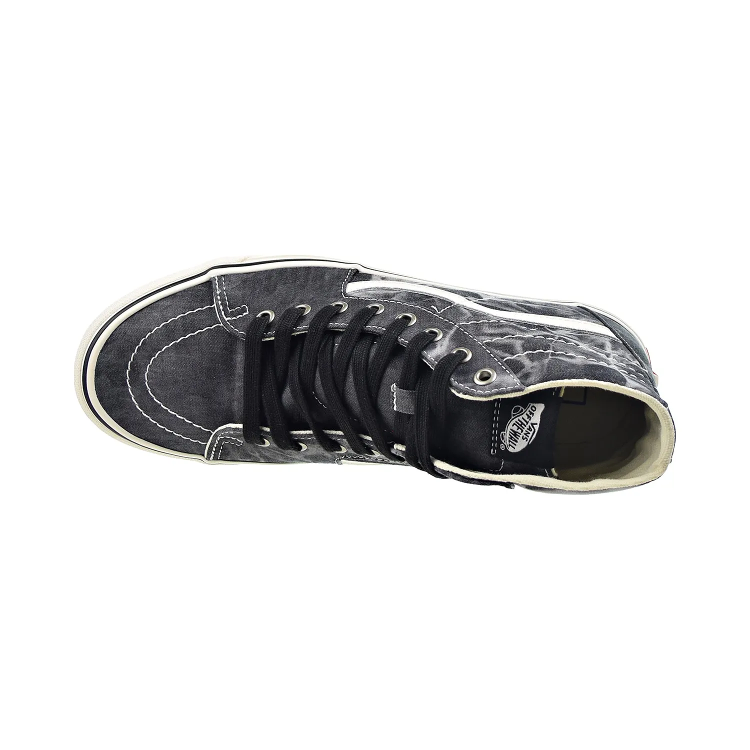 Vans Denim Destroy SK8-Hi Tapered Men's Shoes Black Marshmallow