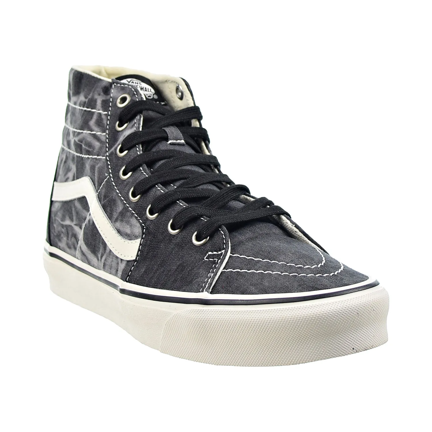 Vans Denim Destroy SK8-Hi Tapered Men's Shoes Black Marshmallow