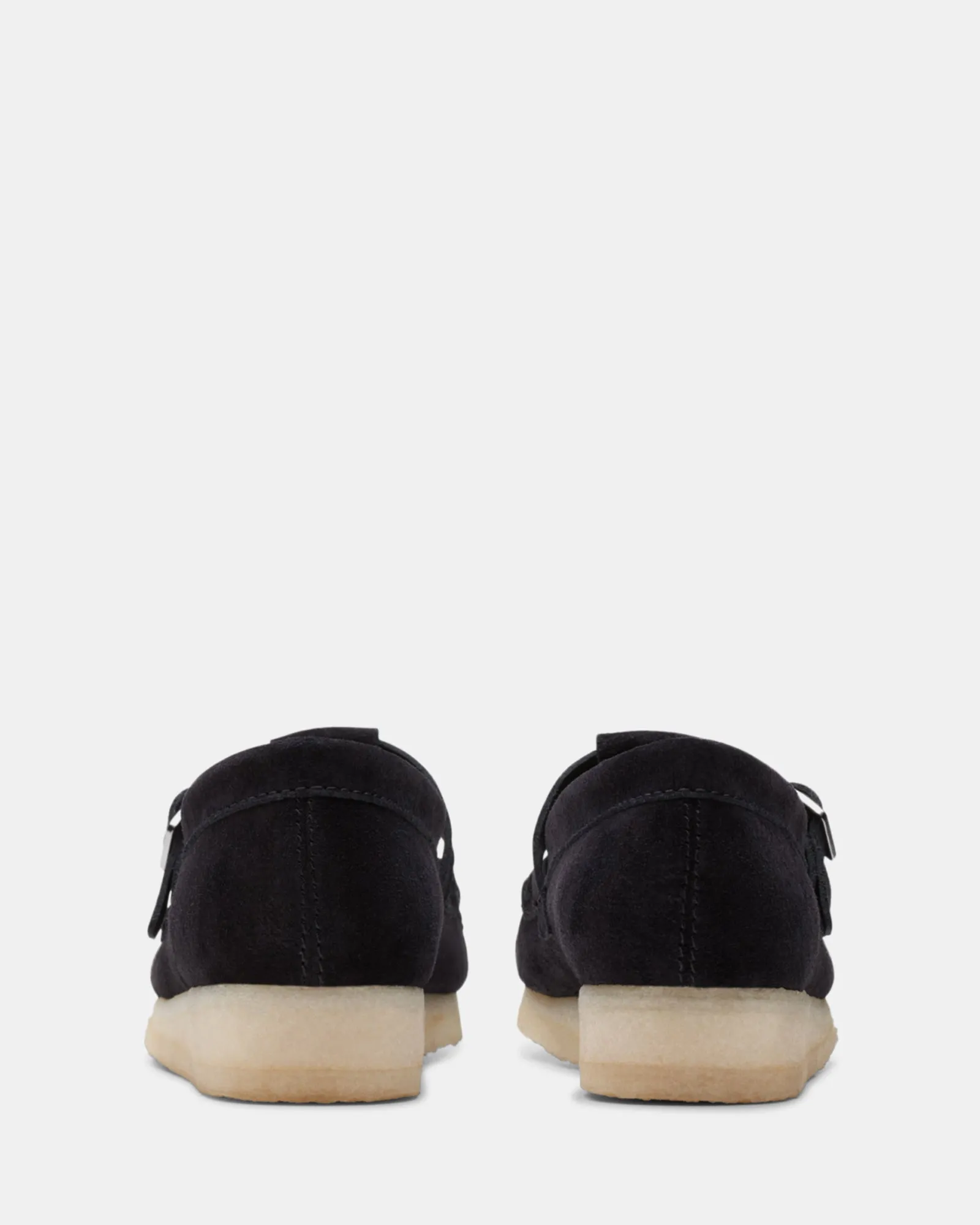 Wallabee Tbar Black Suede