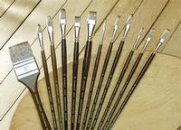 Winsor & Newton Monarch Synthetic Mongoose Brush LH Flat 2
