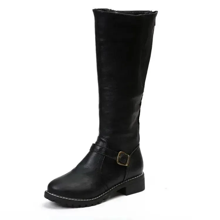 Women’s Fashion Comfortable Waterproof Long Boots – Plus Size Thigh High Boots