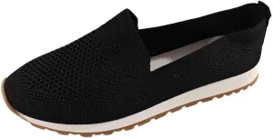 Women's Slip On Walking Shoes with Arch Support Non Slip Nursing Shoes Lightweight Breathable Casual Work Shoes
